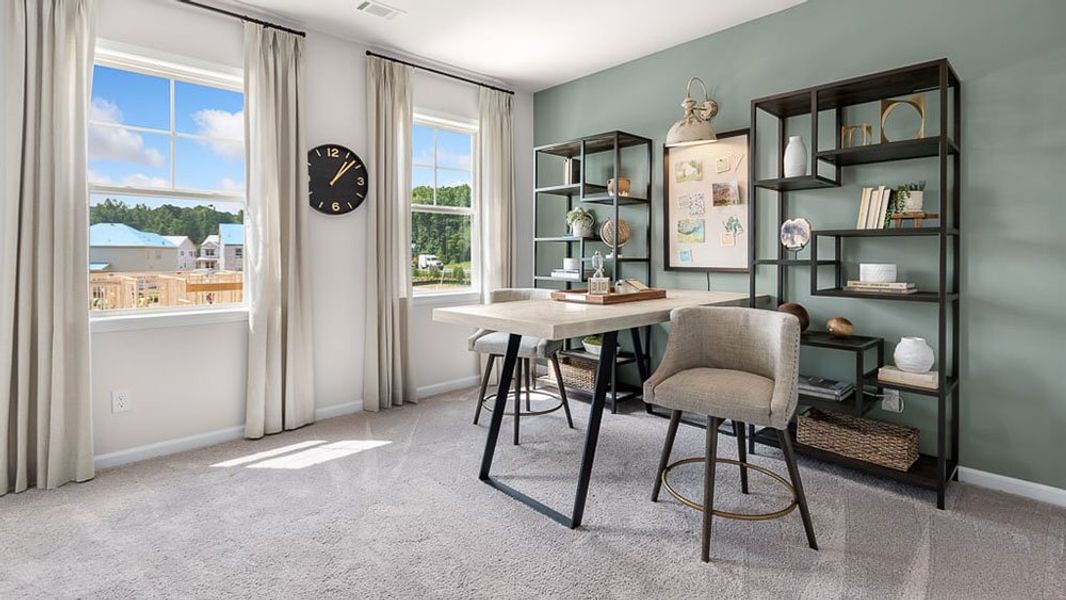 Representative furnished interior of a home built from the Essex by Taylor Morrison in Falls Creek, Flowery Branch (Image 81). Representative furnished interior of a home built from the Essex by Taylor Morrison in Falls Creek, Flowery Branch (Image 81).