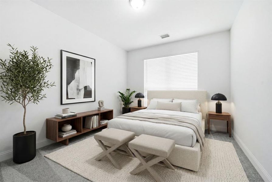 Virtually Staged - Bedroom 1
