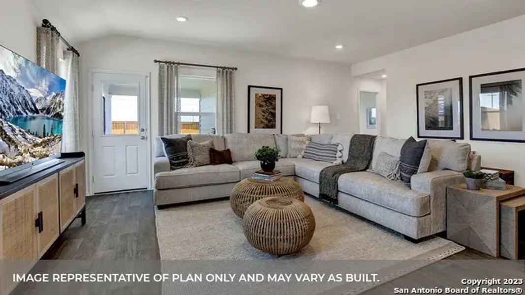 Furnished interior view inside a new home in Swenson Heights, Seguin (Image 13).