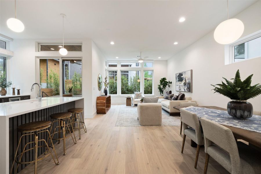 Furnished interior view inside a new home in , Austin (Image 14).