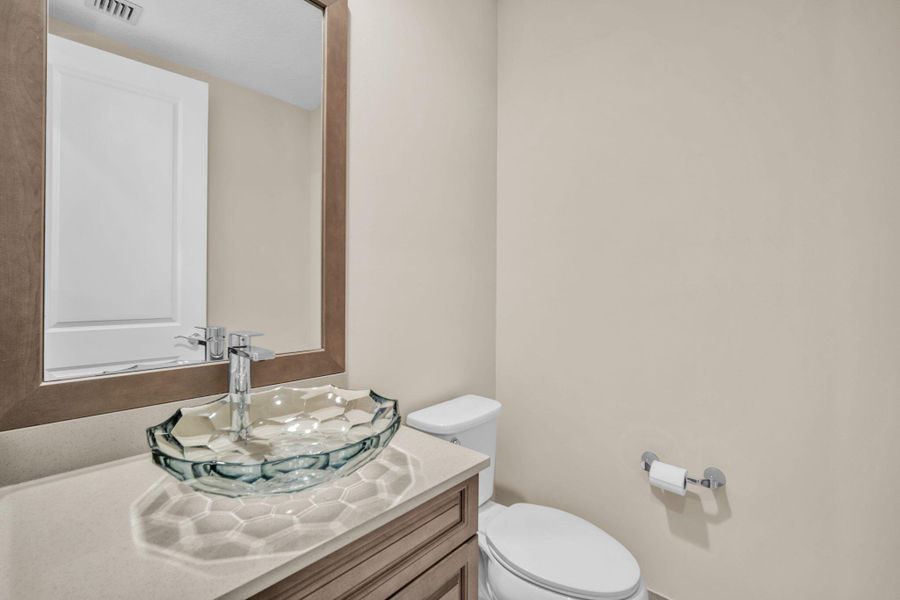 Furnished interior view inside a new home in , Ave Maria (Image 38).