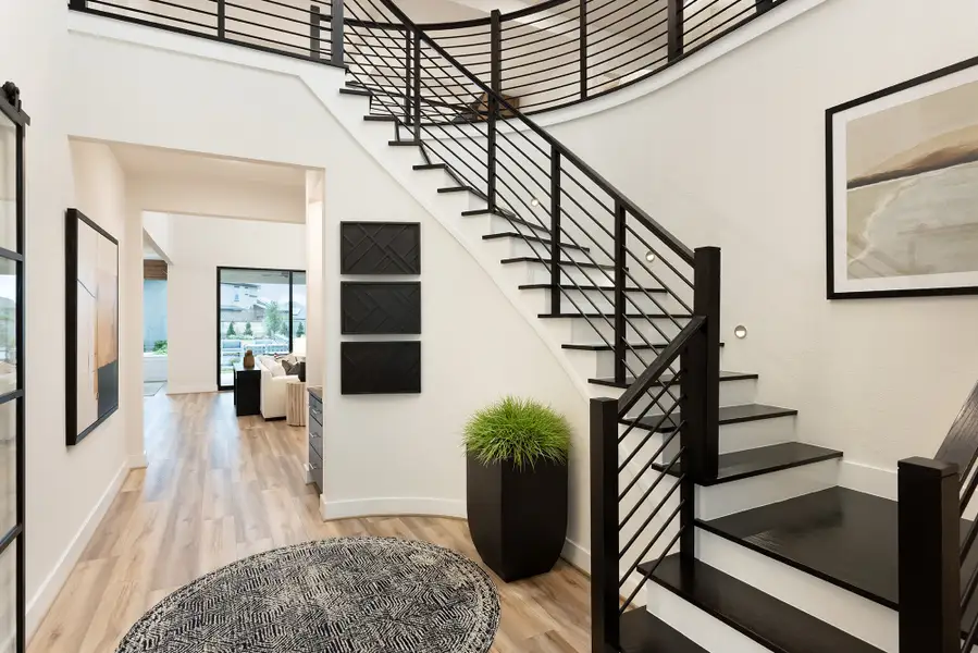Furnished interior view inside a new home in Santa Rita Ranch, Liberty Hill (Image 4).