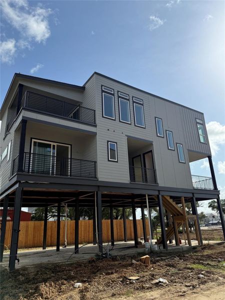 In-progress construction of a new home in Lago Pointe, Seabrook, TX (Image 18).