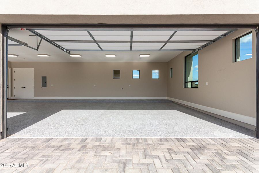 Extended 4 Car Garage