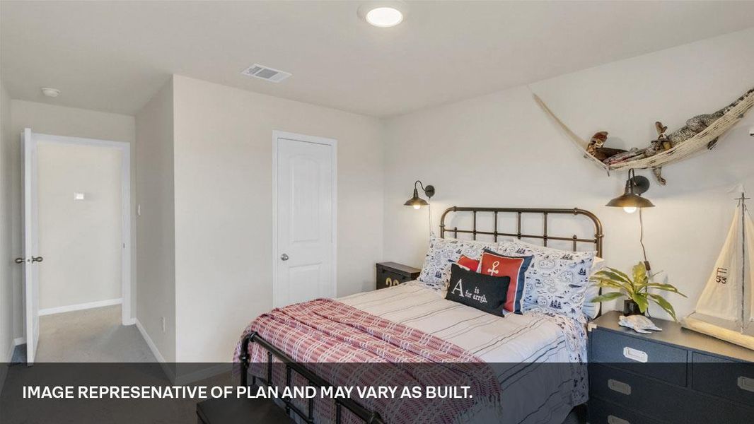 Furnished interior view inside a new home in Southgrove, Kyle (Image 28).