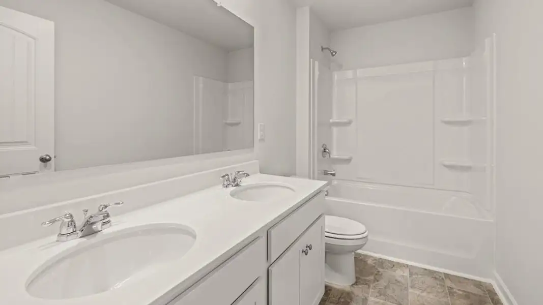 Furnished interior view inside a new home in Thompson Ridge, Dallas (Image 9). Furnished interior view inside a new home in Thompson Ridge, Dallas (Image 9).