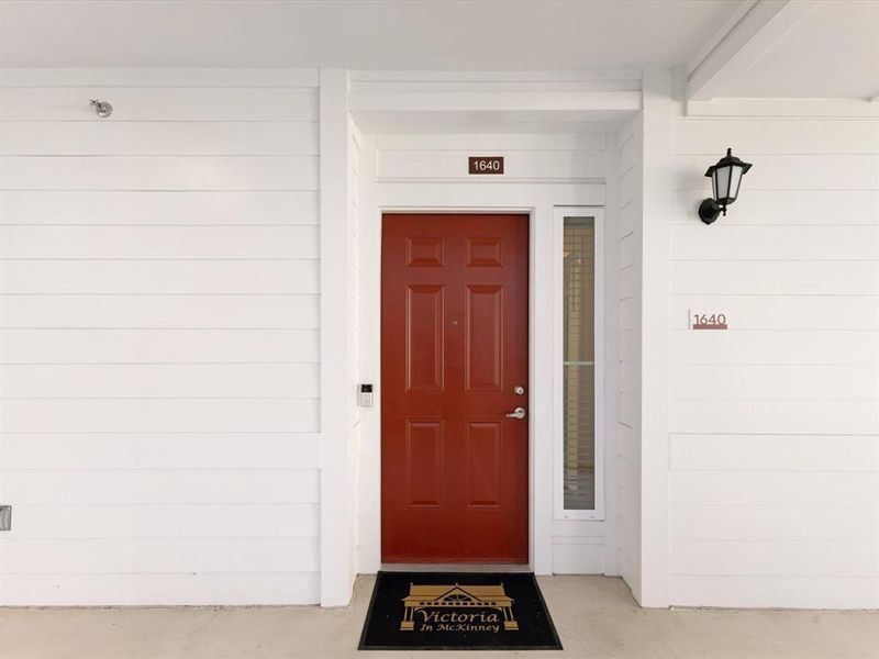 Exterior details and patio area of a home in , McKinney (Image 20).