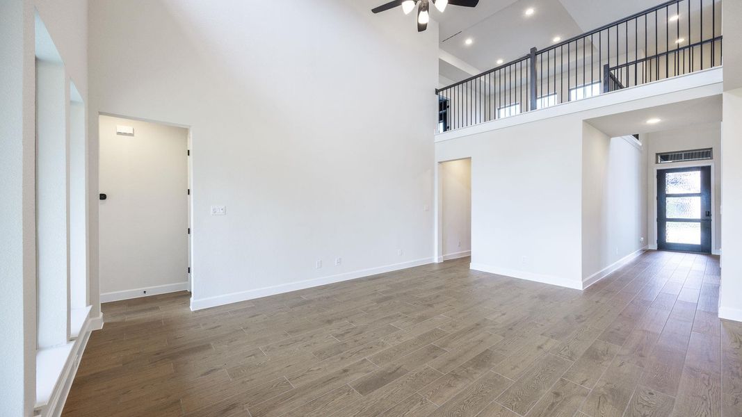 Spacious, unfurnished interior of a new home in Lariat 60', Liberty Hill (Image 14). Spacious, unfurnished interior of a new home in Lariat 60', Liberty Hill (Image 14).