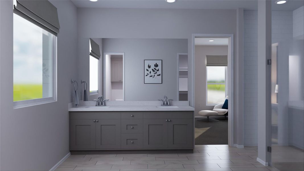Furnished interior view inside a new home in Anniston, Katy (Image 12).