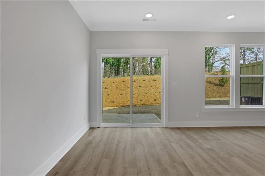 Spacious, unfurnished interior of a new home in Villas at Dawsonville Townhomes, Dawsonville (Image 25).