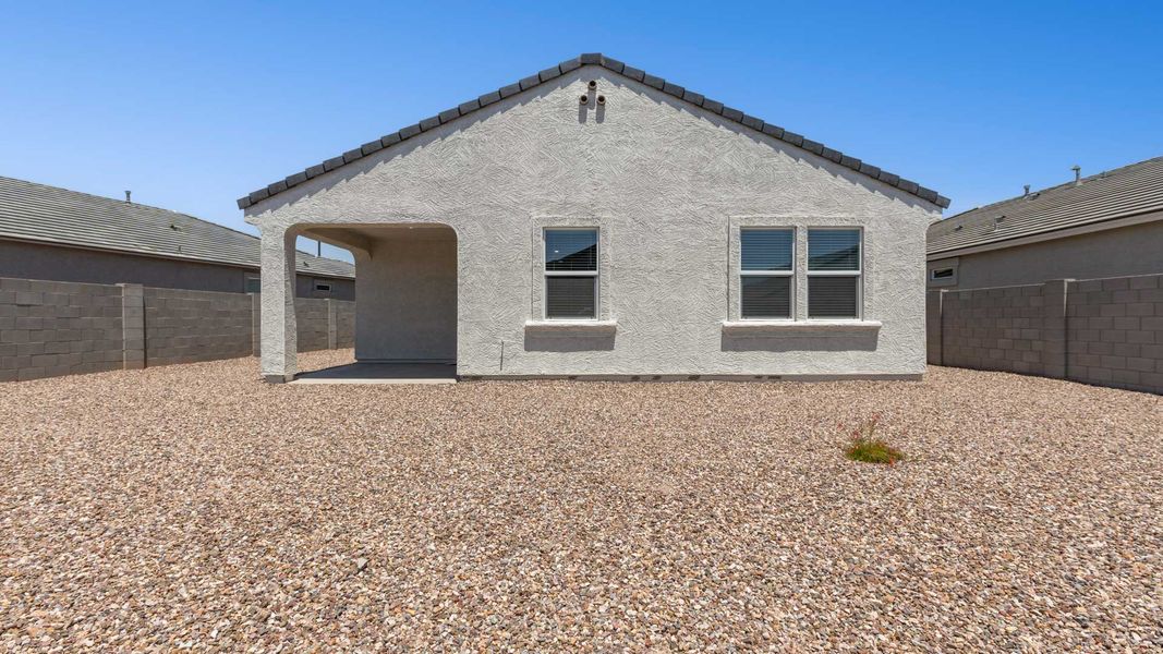 Exterior details and patio area of a home in Rio Rancho Estates, Wittmann (Image 15).
