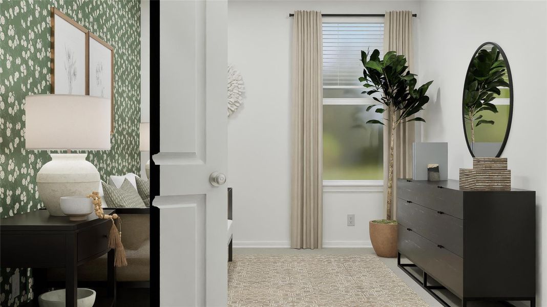 Furnished interior view inside a new home in Anniston, Katy (Image 16).