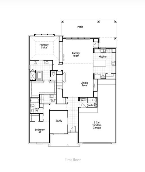 2D floor plan layout for the Millbeck Plan by Highland Homes in Goodland: 60ft. lots, Midlothian, TX (Image 21). 2D floor plan layout for the Millbeck Plan by Highland Homes in Goodland: 60ft. lots, Midlothian, TX (Image 21).