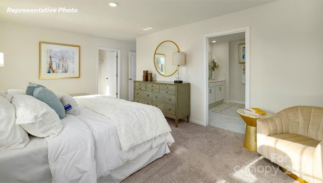 Furnished interior view inside a new home in Fergus Crossing, York (Image 20).