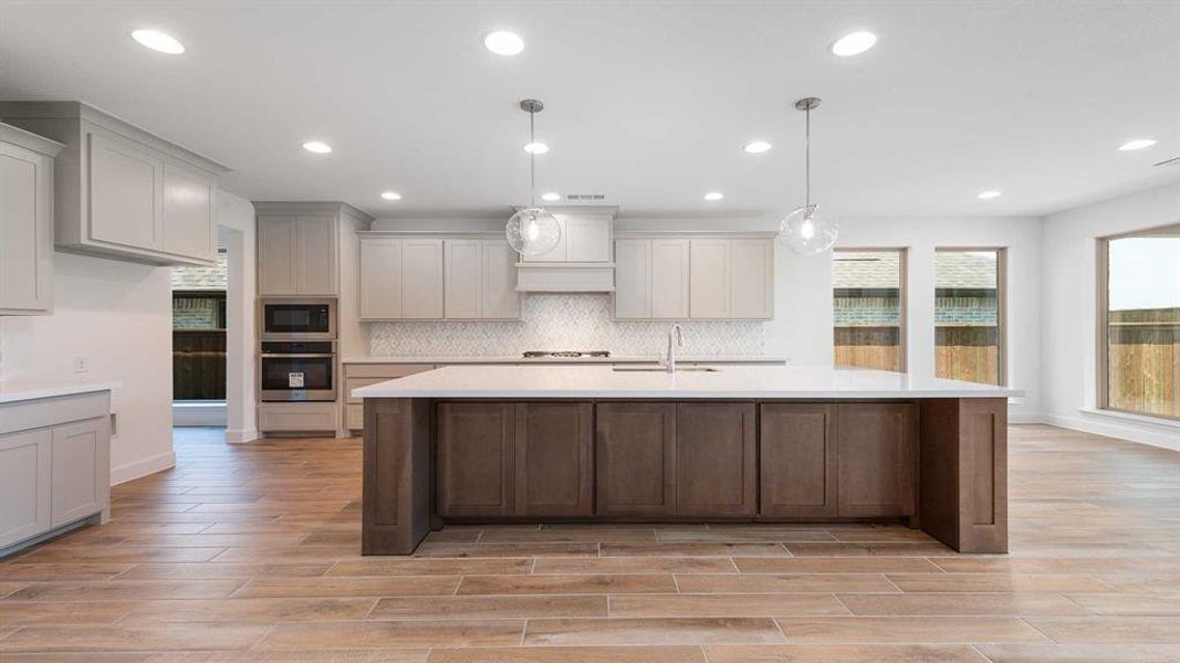 Furnished interior view inside a new home in North Sky 55', Celina (Image 7).