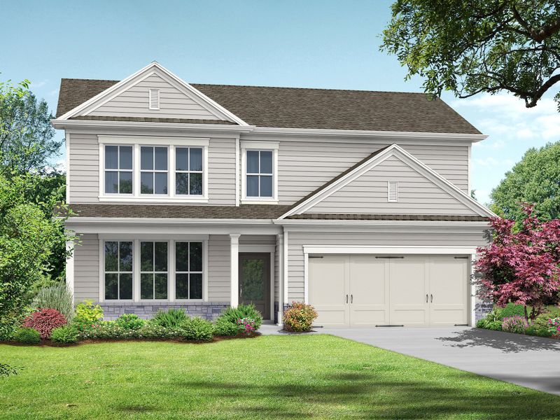 Representative exterior photo of a completed home built from the The Melrose II by My Home Communities in Langston Place, Perry, GA (Image 1). Representative exterior photo of a completed home built from the The Melrose II by My Home Communities in Langston Place, Perry, GA (Image 1).