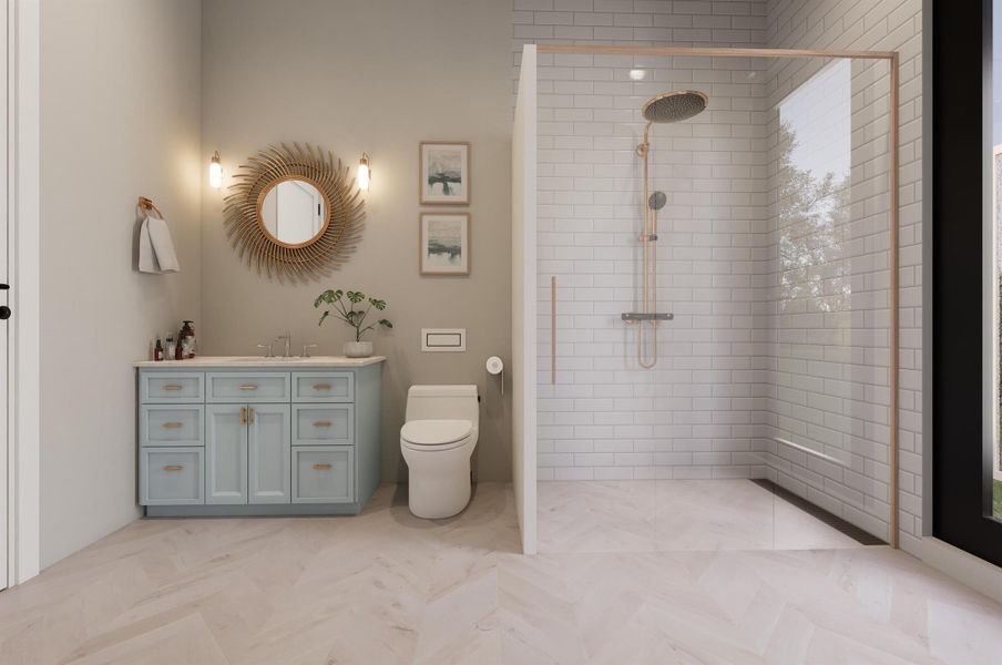 Furnished interior view inside a new home in , West Palm Beach (Image 8).