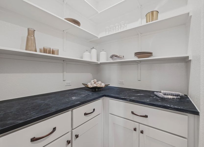 Whitehall Floor Plan in Parmer Ranch 60', Georgetown | Sitterle Homes Pantry