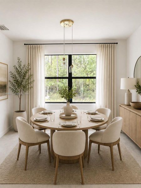 Furnished interior view inside a new home in , Lehigh Acres (Image 16).