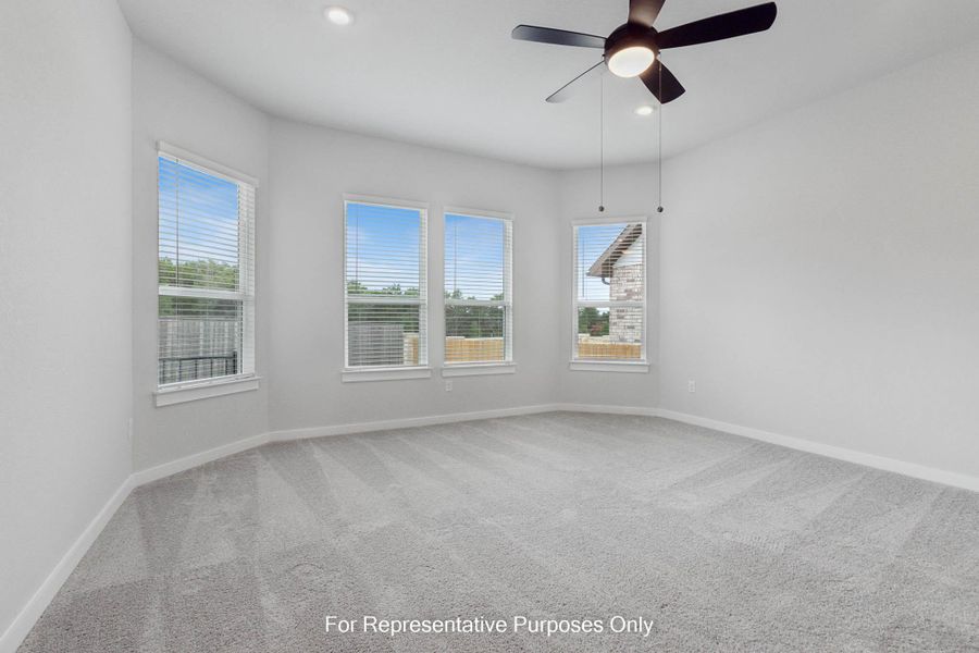 Spacious, unfurnished interior of a new home in Cedar Brook, Leander (Image 15).