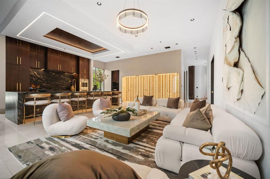 Furnished interior view inside a new home in , Dallas (Image 8).