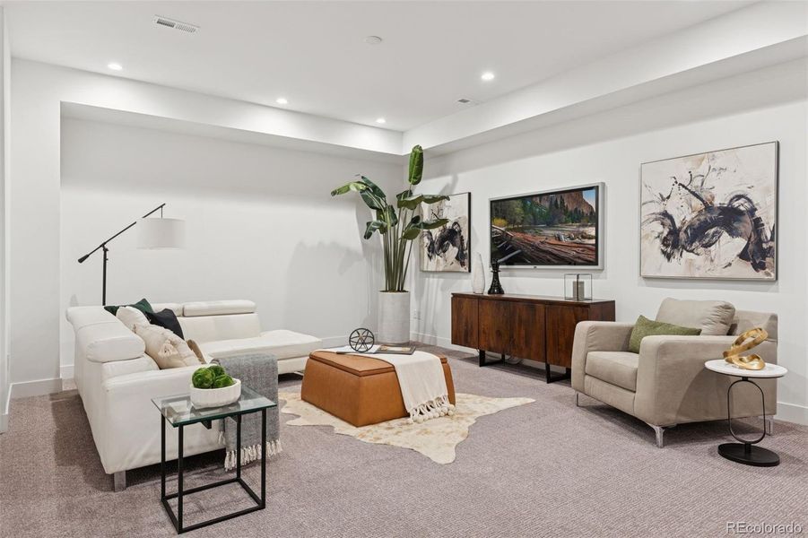 Furnished interior view inside a new home in , Boulder (Image 36).