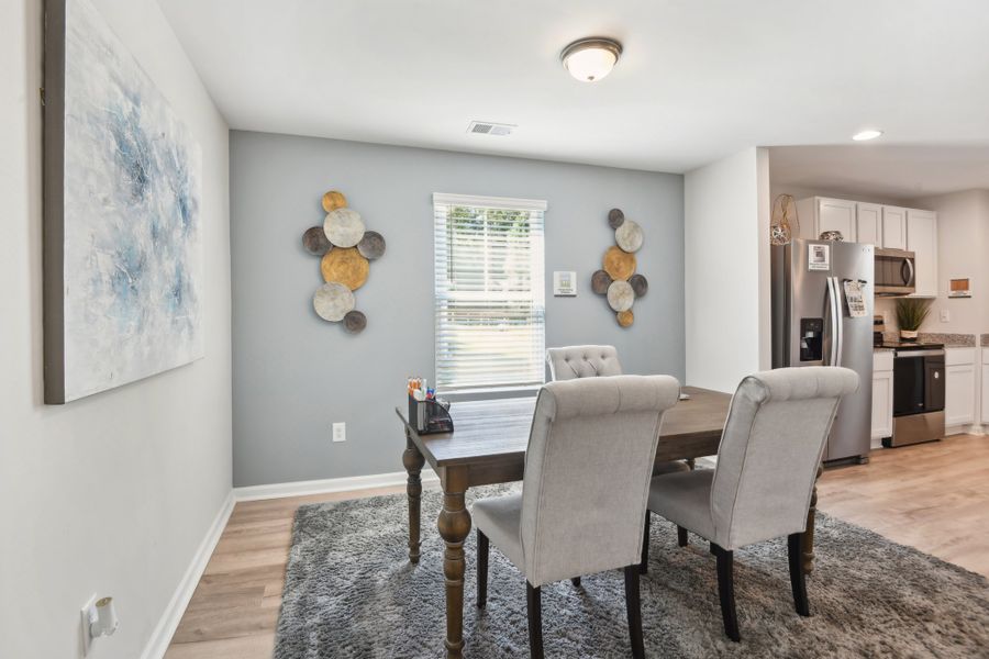 Representative furnished interior of a home built from the Benjamin by Great Southern Homes in Canopy Of Oaks, Sumter (Image 9).