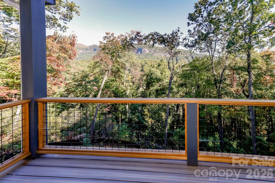 Exterior details and patio area of a home in , Lake Lure (Image 25).