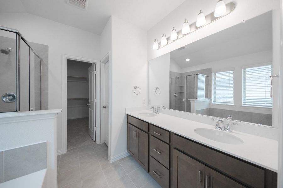 Furnished interior view inside a new home in Whitewing Trails, Princeton (Image 6).