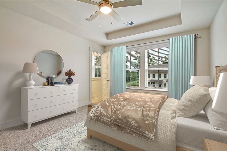 Furnished interior view inside a new home in Tributary At The Park At Rivers Edge, North Charleston (Image 12).
