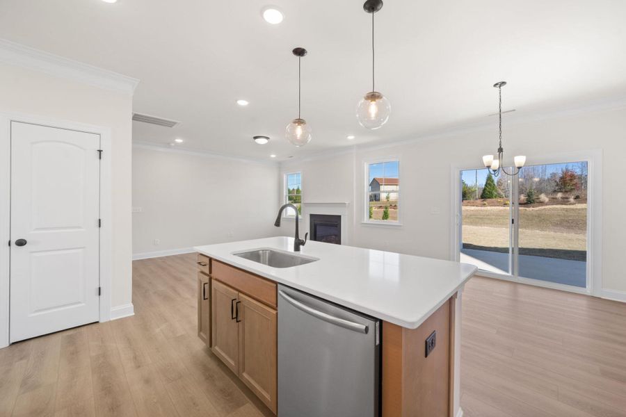 Furnished interior view inside a new home in Monterra, Kernersville (Image 10).