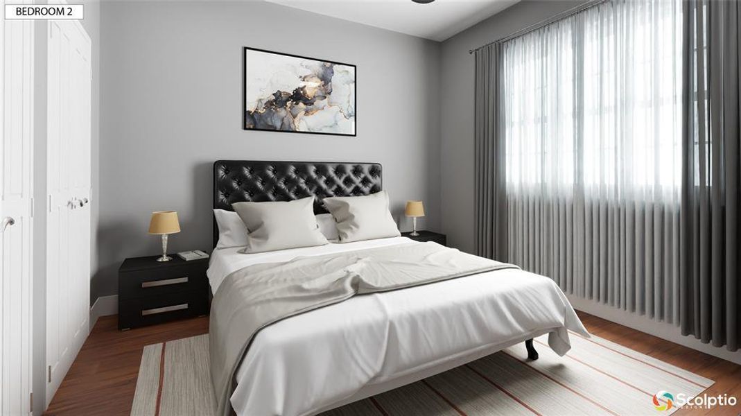 Furnished interior view inside a new home in , Leander (Image 10).