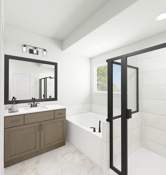 Representative furnished interior of a home built from the Sorrel by Tri Pointe Homes in Avondale, Fate (Image 10).