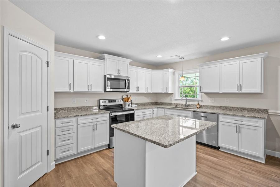Representative furnished interior of a home built from the Fernwood by Enchanted Homes in Guadalupe Heights, Seguin (Image 16).