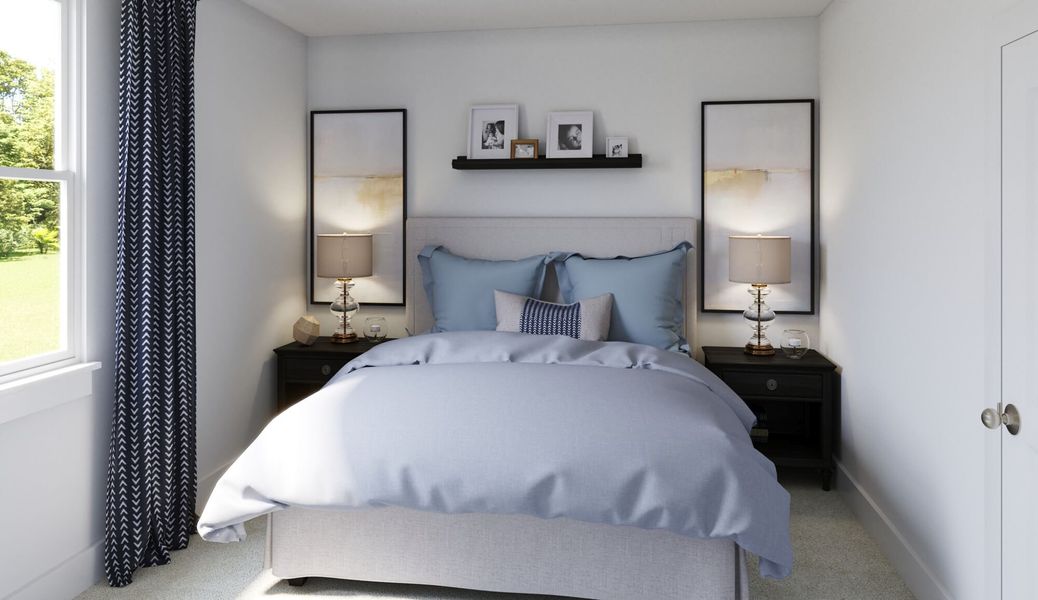 Representative furnished interior of a home built from the Gannon by Mattamy Homes in Cardinal Landing, Coats (Image 6).