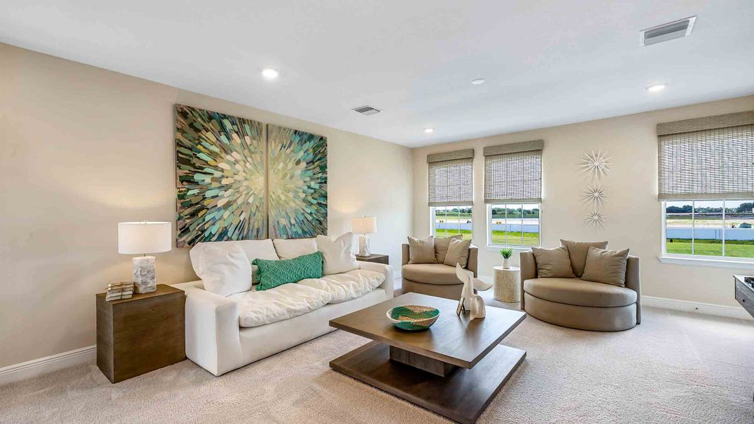 Furnished interior view inside a new home in Solera at Lakewood Ranch, Bradenton (Image 15).