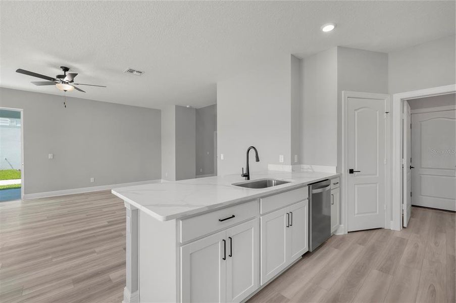Furnished interior view inside a new home in Gum Lake Preserve, Lake Alfred (Image 8).