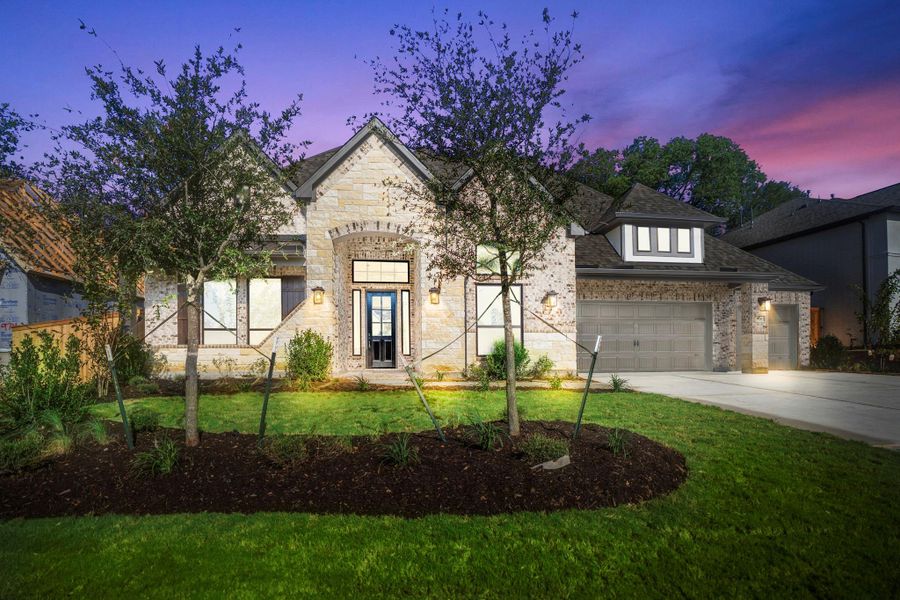 Front exterior of a new home in Briarley, Montgomery, TX, highlighting curb appeal (Image 1). Front exterior of a new home in Briarley, Montgomery, TX, highlighting curb appeal (Image 1).