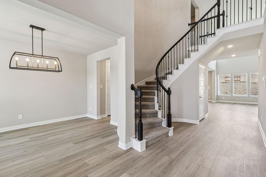 Photo is not of the actual home, but is an inspirational photo of builder’s model home and may depict options, furnishings, and/or decorator features that are not included