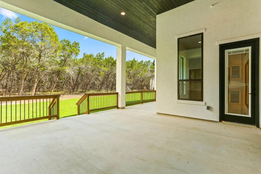 Tobias C outdoor living area