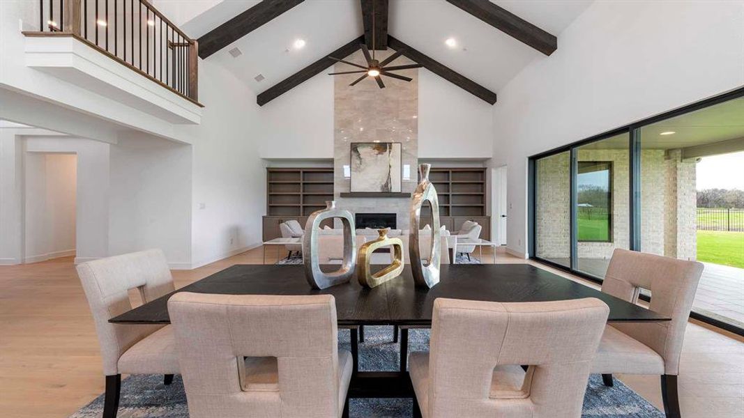 Furnished interior view inside a new home in Enchanted Creek, Lucas (Image 10).