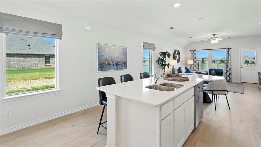 Furnished interior view inside a new home in Winchester Crossing, Princeton (Image 7).