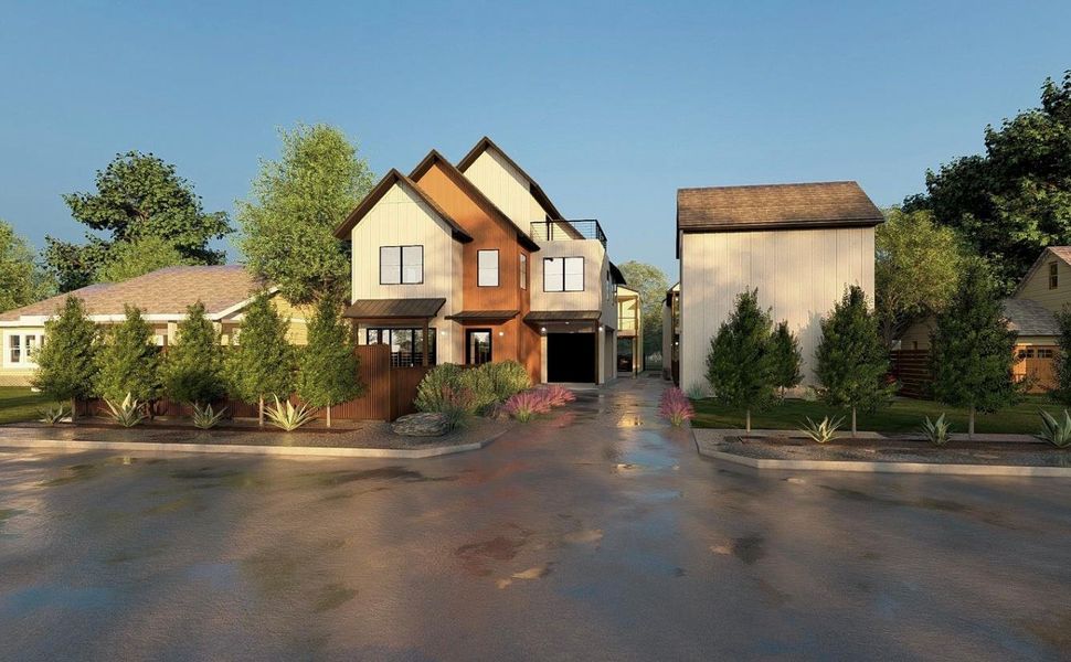 View of front facade with driveway View of front facade with driveway