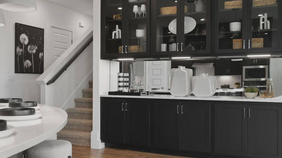 Representative furnished interior of a home built from the Maddy by Chesmar Homes in Santa Rita Ranch, Liberty Hill (Image 7).