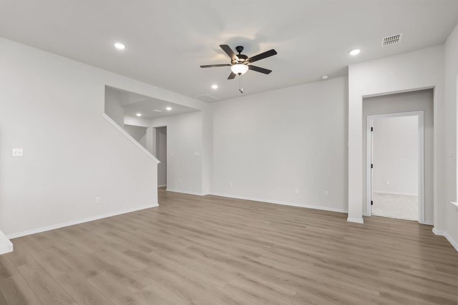 Representative unfurnished interior of a home built from the The Sequoia A by Davidson Homes LLC in Hickory Ridge, Elmendorf (Image 20).