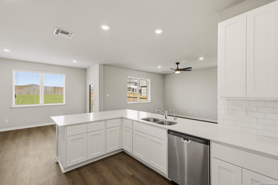 Furnished interior view inside a new home in Hickory Ridge, Elmendorf (Image 12).