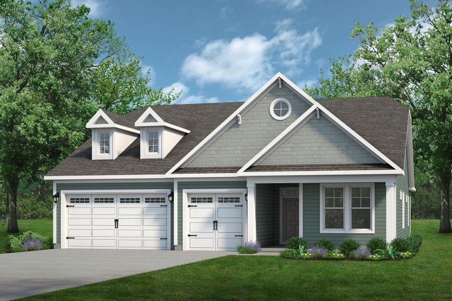 Representative exterior photo of a completed home built from the The Surfrider by Chesapeake Homes in Coastal Club of the Carolinas, Calabash, NC (Image 20).