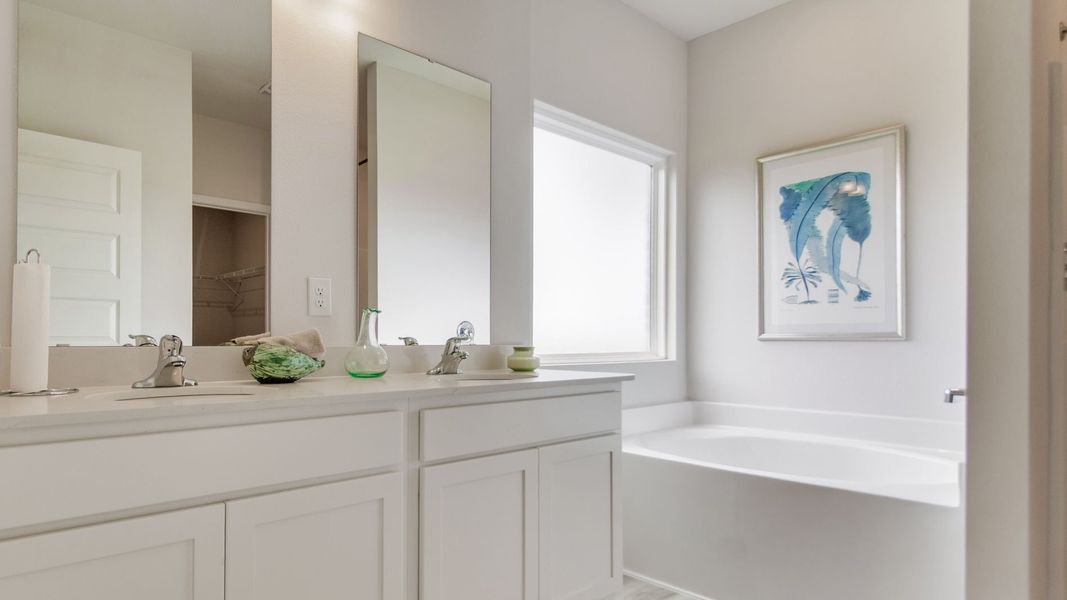 Furnished interior view inside a new home in Ashton Park Phase III, Freeport (Image 20).