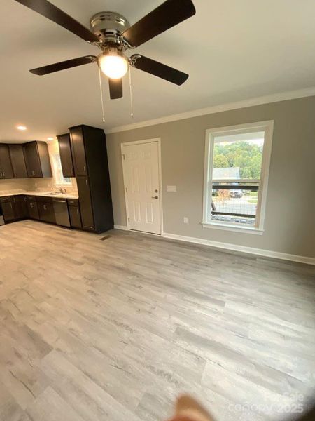 OPEN PLAN KITCHEN LIVING ROOM/FRONT DOOR