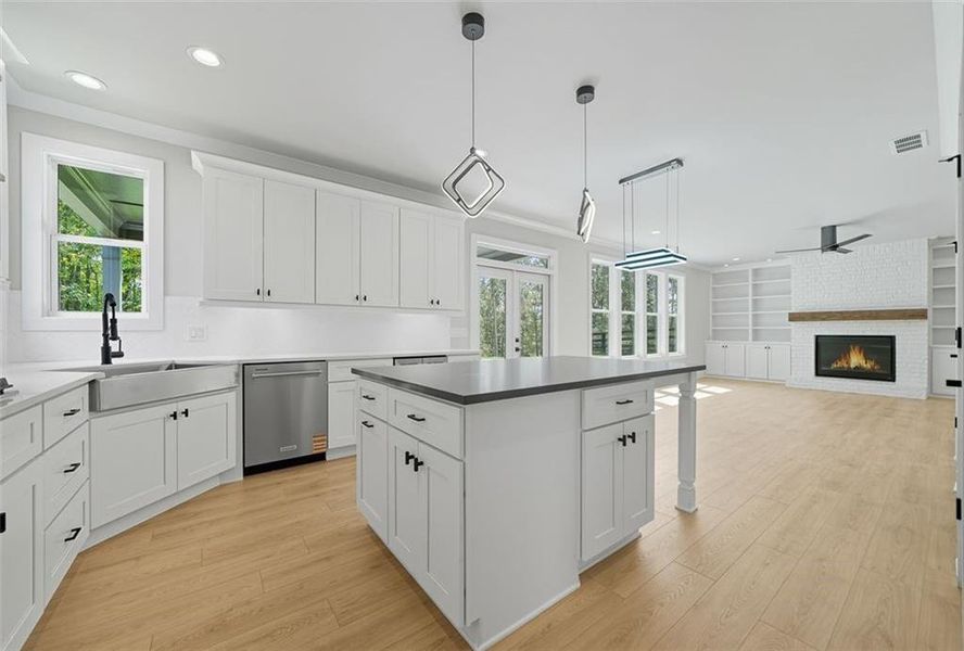 Furnished interior view inside a new home in , Dawsonville (Image 9).